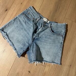 Denim forum high rise ex boyfriend Jean short